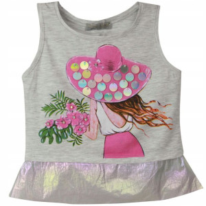 BLUZKA T-shirt BAWEŁNA 116
