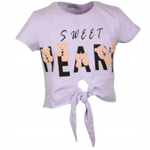 BLUZKA T-shirt BAWEŁNA 134