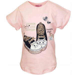 BLUZKA T-shirt BAWEŁNA 122