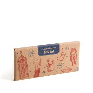 czekolada świąteczna piernik 43% kakao 50 g chocolate story