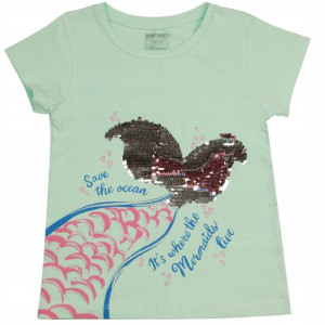 BLUZKA T-shirt BAWEŁNA 128