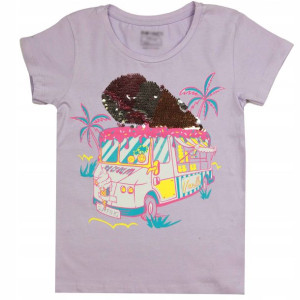 BLUZKA T-shirt BAWEŁNA 128