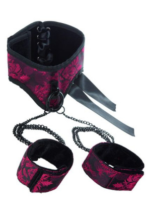 Kajdanki-scandal Posture Collar With Cuffs