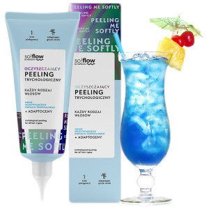 So Flow peeling trychologiczny aż 7% Kwasu Glikolowego KOKTAJL TROPIKALNY