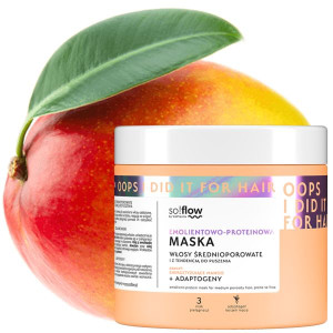 So Flow maska do włosów średnioporowatych puszących się MANGO 400ml