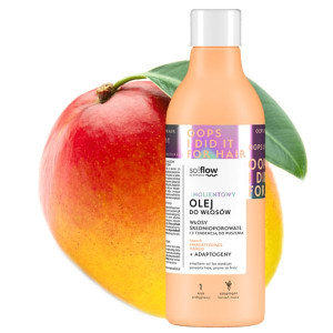So Flow olej do włosów średnioporowatych puszących się zapach MANGO 150ml