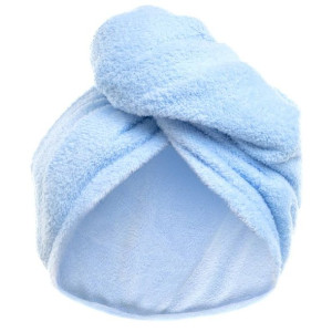 Turban 65x25 Ręcznik Mikrofibra Aki Błękit