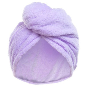 Turban 65x25 Ręcznik Mikrofibra Aki Lawenda