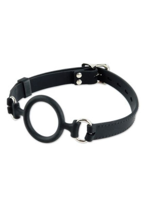 Knebel-silicone O-ring Gag Black