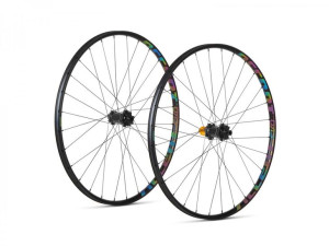 Koła 29" EVO BOOST, rainbow, komplet, przód: 15x110mm, tył: 12x148mm, bęben