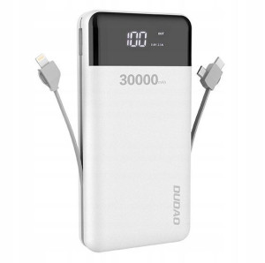 Szybki Powerbank 30000mah 15w + Kabel Lightning