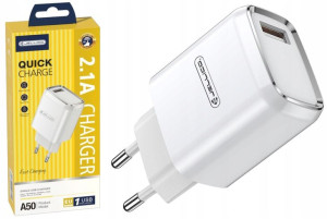 Jellico Szybka Ładowarka Sieciowa Usb 2.1a