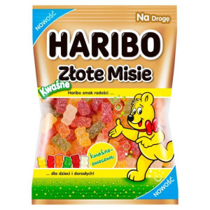Haribo Złote Misie Żelki o smaku owocowym kwaśne 85 g