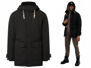 Kurtka Męska Jack&jones Przjeściowa Parka Czarna L
