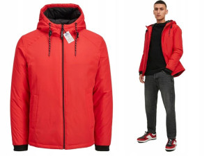 Kurtka Męska Z Kapturem Jack&jones Lock Roz. L