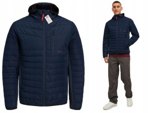 Kurtka Męska Z Kapturem Jack&jones Hybrid Roz. S