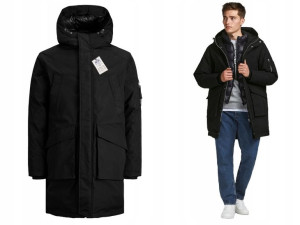 Kurtka Męska Z Kapturem Jack&jones Terrazzo Roz Xs