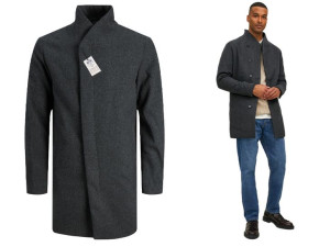 Wysoki Płaszcz Wełniany Jack&jones Collum Roz.s