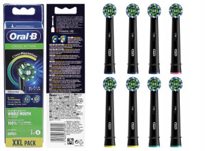 8x Braun Oral-b Cross Eb50 Czarne Końcówki Główki