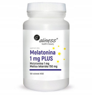 Aliness Melatonina 1mg Plus Vege 100 Tabletek