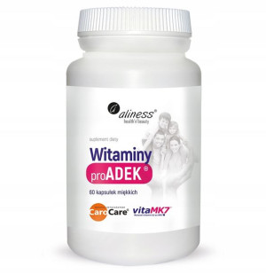 Aliness Witaminy Proadek Adek A D3 E K2 Mk-7