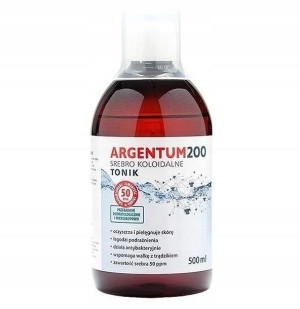 Argentum 200 Srebro Koloidalne 100 Ppm Tonik 500ml