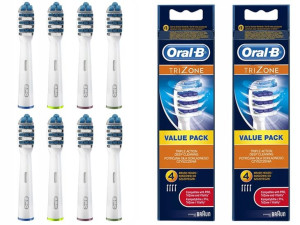 8x Końcówki Oral-b Braun Trizone Eb30-4 Standard