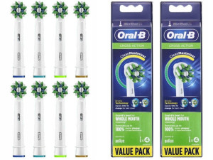 8x Oryginalne Końcówki Oral-b Eb50 Cross Action