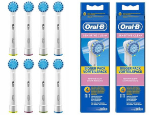 8x Końcówki Braun Oral-b Sensitive Clean Ebs17
