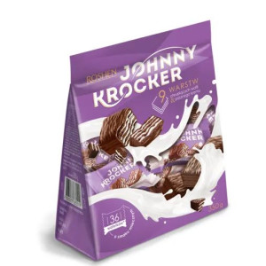 Roshen Johny Krocker Wafle w mlecznej czekoladzie 350 g