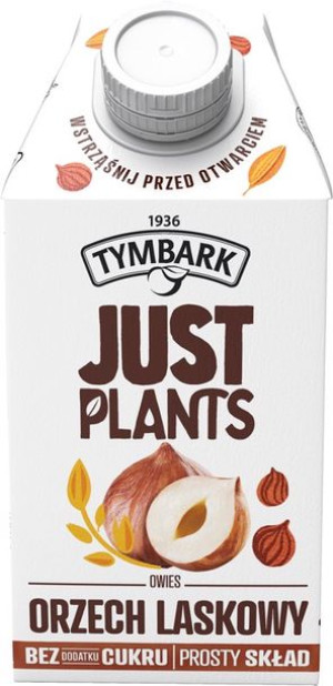 Tymbark Just Plants owies orzech laskowy 500 ml