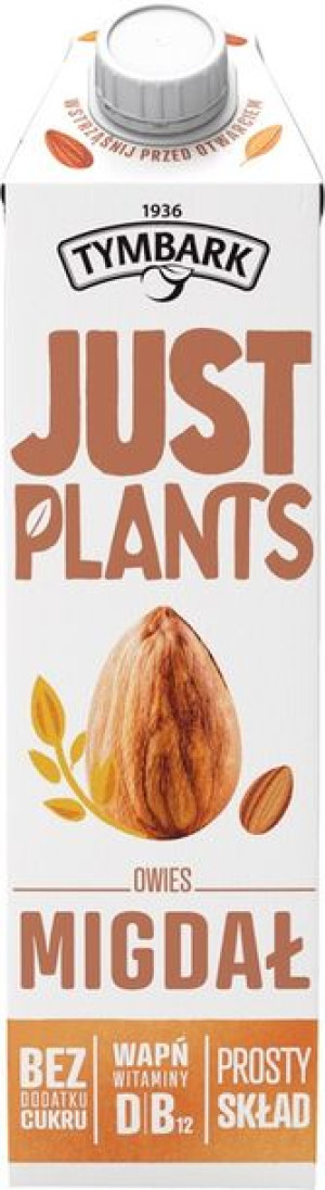Tymbark Just Plants Owies Migdał 1 l