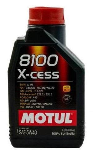 Olej Silnikowy Syntetyczny Motul 8100 X-cess 5w-40