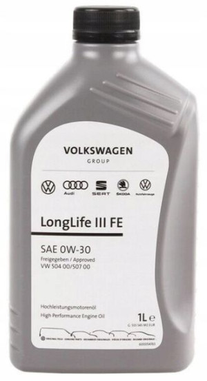 Olej Silnikowy Vw Longlife Iii 0w 30 ( 5w 30 ) 1l