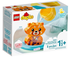 Lego DUPLO Zabawa w kąpieli: pływająca czerwona panda