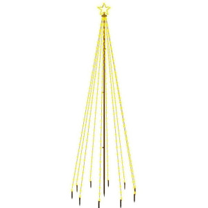 Choinka z kołkiem gruntowym, 310 ciepłych białych LED, 300 cm
