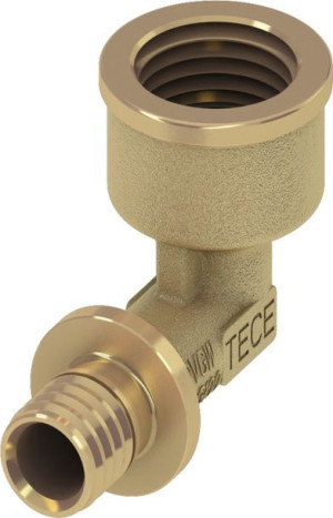 TECEflex 20 x Rp 1/2" mufa przejściowa kątowa mosiądz do rur 768020