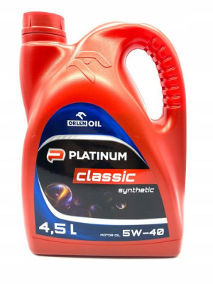 ORLEN PLATINUM CLASSIC 5W40 olej silnikowy 4.5L