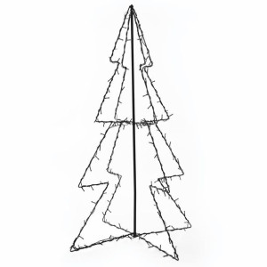 Ozdoba świąteczna w kształcie choinki, 160 LED, 78x120 cm