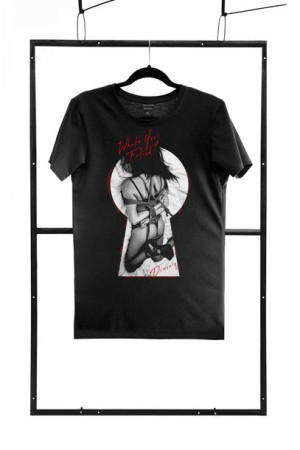 T-shirt men black XL regular