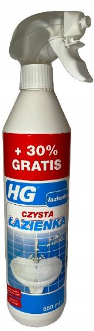 Hg Czysta Łazienka Wc Pianka Spray Połysk 650ml