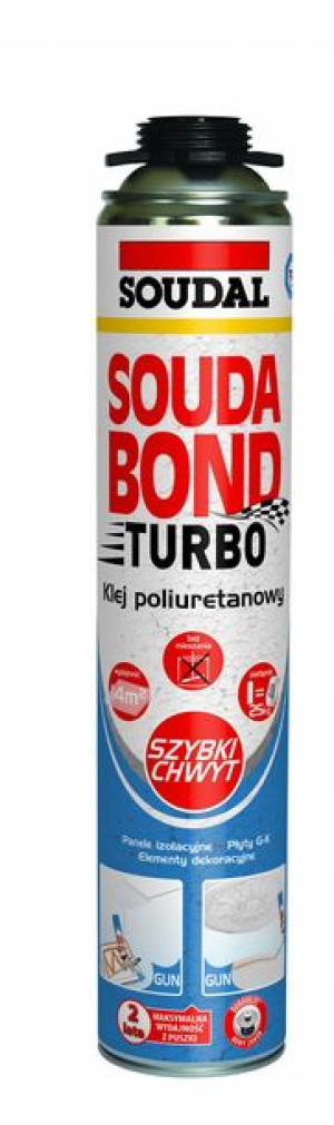 Soudal Szybki Pianoklej Soudabond Easy Turbo 750m