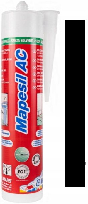 Mapei Silikon Sanitarny Uszczelniacz Czarny 120