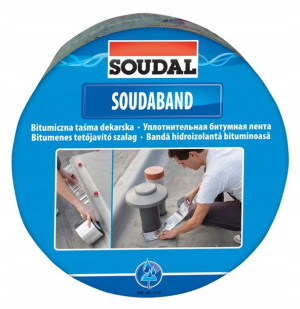 Soudal Taśma Dekarska Bitumiczna Aluminiowa 22.5cm