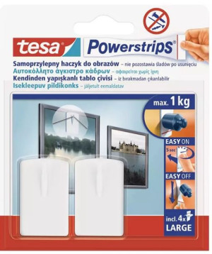 Tesa Haczyki Samoprzylepne Powerstrips 2szt 1kg