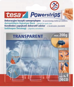 Tesa Haczyki Samoprzylepne Do Dekoracji 5szt 200g