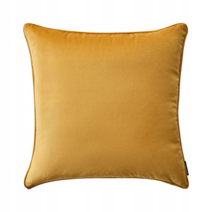 Poduszka dekoracyjna 45x45 welur musztardowa Lush