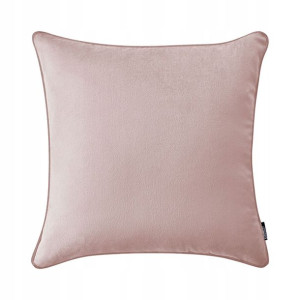 Poduszka dekoracyjna 45x45 welur pudrowy róż Lush
