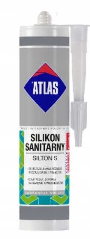 Atlas Silikon Silton Sanitarny Bezbarwny 000 280ml