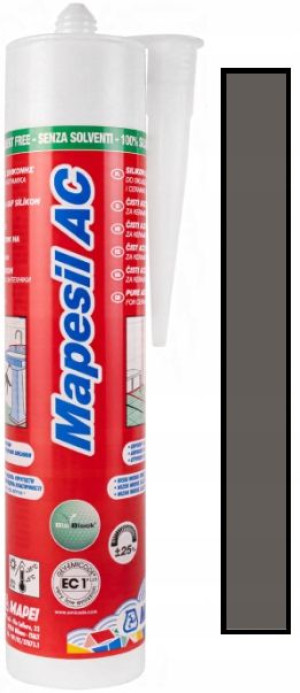 Mapei Silikon Sanitarny Uszczelniacz Antracyt 114